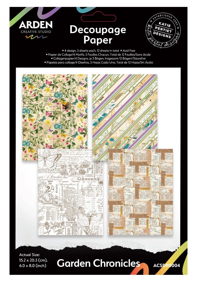 Arden Creative Studio - Garden Chronicles 6x8 Decoupage Paper