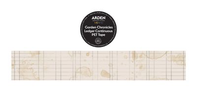 Arden Creative Studio - Garden Chronicles Ledger Continuous PET Tape