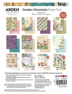 Arden Creative Studio - Garden Chronicles 6x8 Paper Pad