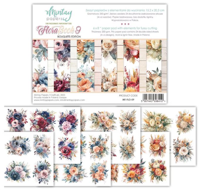 Mintay - Flora Book 9 6x8 Paper Pad