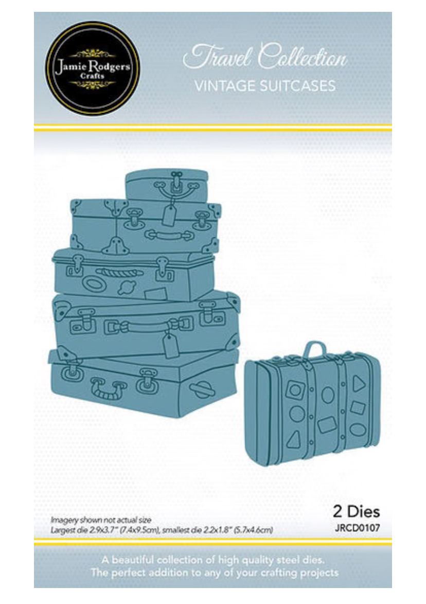 Jamie Rodgers Crafts Vintage Suitcase Die Set