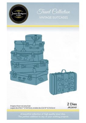 Jamie Rodgers Crafts Vintage Suitcase Die Set