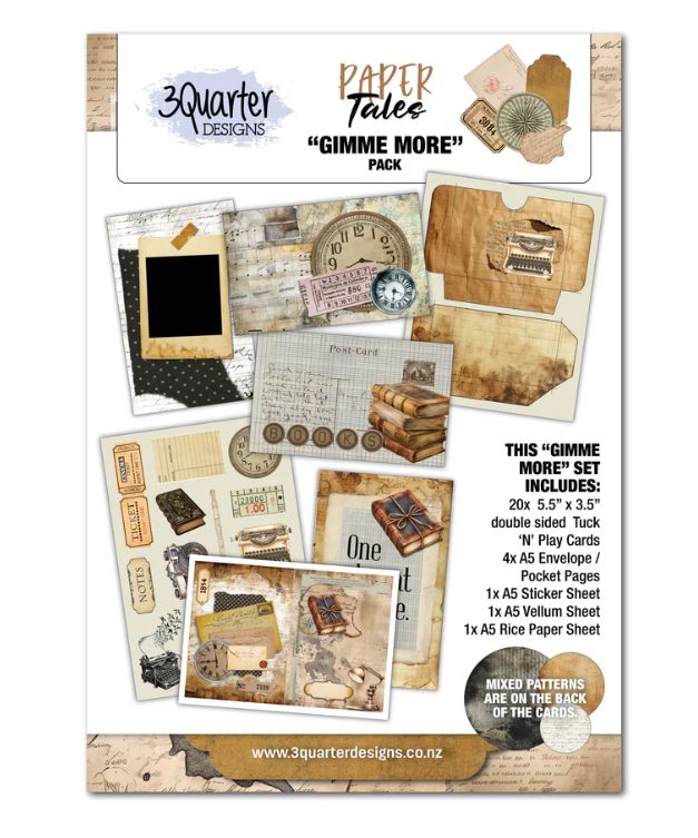 3Quarter Designs - Paper Tales - Gimme More Pack