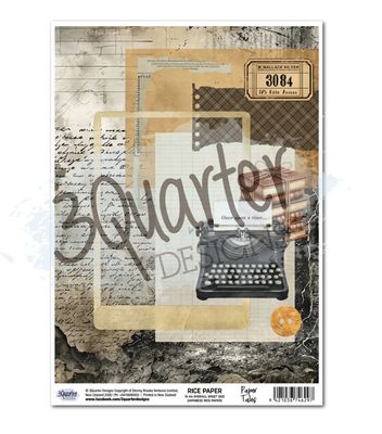 3Quarter Designs - Paper Tales - A4 Rice Paper