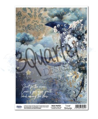 3Quarter Designs - Lunar Horoscopes A4 Rice Paper