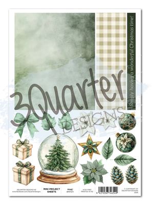 3Quarter Designs - Pine Festivities Mini Project Sheet