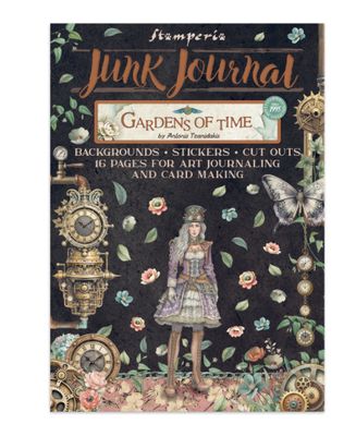 Stamperia - Gardens Of Time Junk Journal Backgrounds, Stickers + Cut Outs