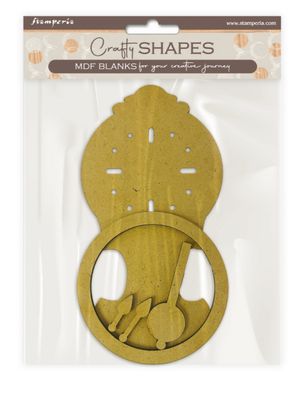 Stamperia - Gardens Of Time Crafty Shapes - Pendulum Clock