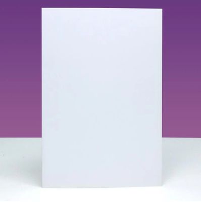 Hunkydory Crafts -  A6 Dove White Pre-scored Card Blanks 10pk