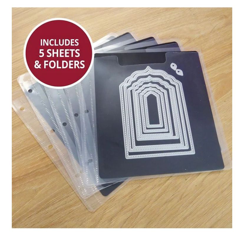 Hunkydory Crafts - Premier Craft Tools Magnetic Sheets &amp; Storage Sleeves 5pk