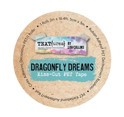 Text{ures} By Lou Collins - Dragonfly Dreams Kiss PET Tape