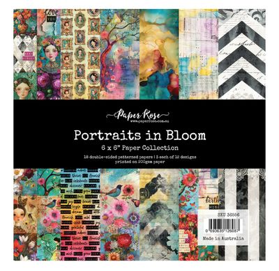 Paper Rose - Portraits In Bloom 6x6 Paper Collection