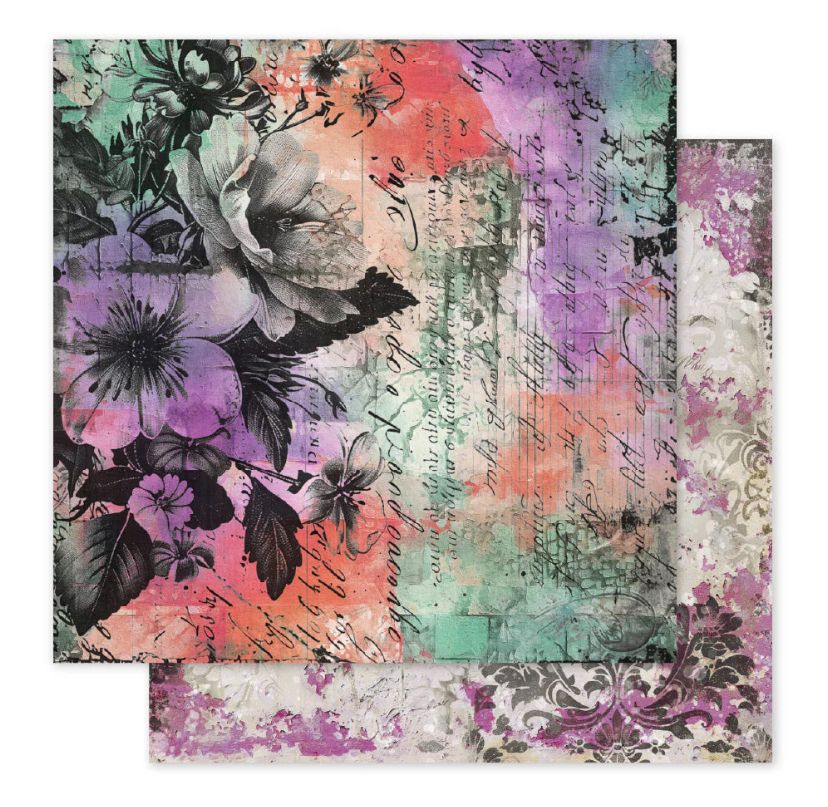 Paper Rose - Portraits In Bloom Basics A 12x12 Single Sheet