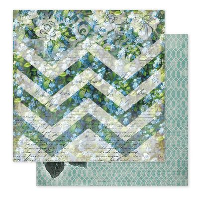 Paper Rose - Portraits In Bloom Basics E 12x12 Single Sheet