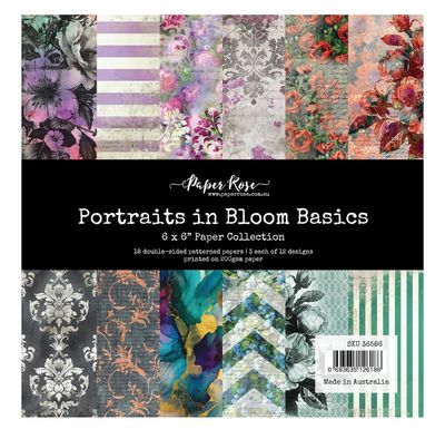 Paper Rose - Portraits In Bloom Basics 6x6 Paper Collection