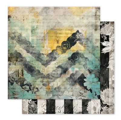 Paper Rose - Portraits In Bloom D 12x12 Single Sheet
