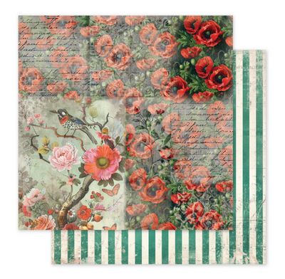 Paper Rose - Portraits In Bloom Basics B 12x12 Single Sheet