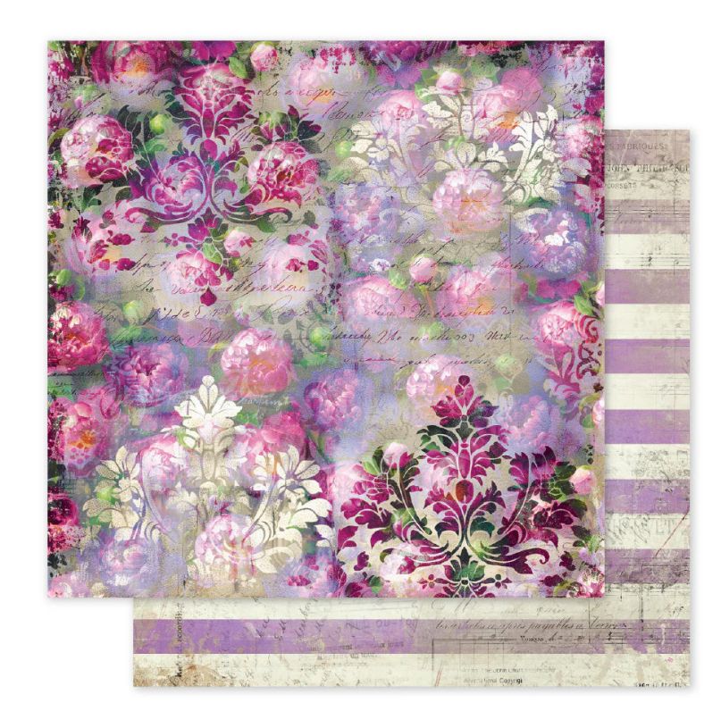 Paper Rose - Portraits In Bloom Basics D 12x12 Single Sheet