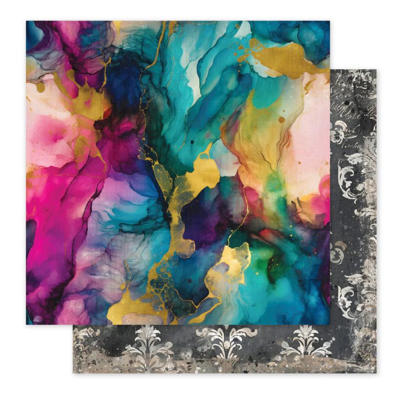 Paper Rose - Portraits In Bloom Basics C 12x12 Single Sheet