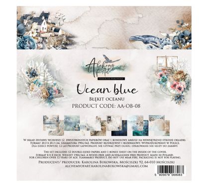 Alchemy Of Art - Ocean Blue 8x8 Paper Collection