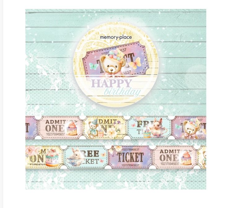 Memory Place - Happy Birthday Washi Tape