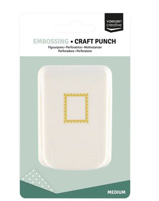 Vaessen Creative - Embossing Craft Punch Postage Stamp Medium