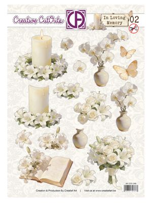Creatief Art - In Loving Memory 3D Die Cut Sheet 02