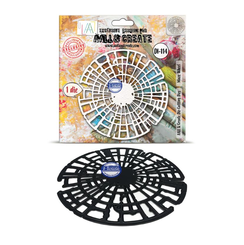 AALL&amp;CREATE - Maze Wheel Die Cutting Die Set