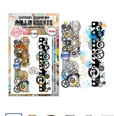 AALL&CREATE - Clockwork Core A6 Stamp Set AALL&CREATE - Clockwork Core A6 Stamp Set