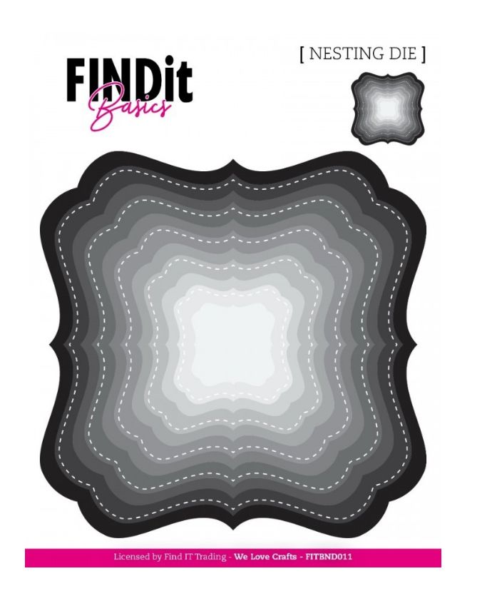 Find It Trading - Basics Nesting Dies Deco Squares