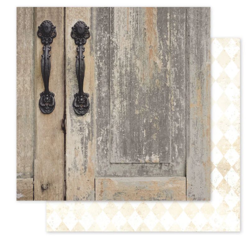 Paper Rose - Ink &amp; Ivory Basics B 12x12 Single Sheet