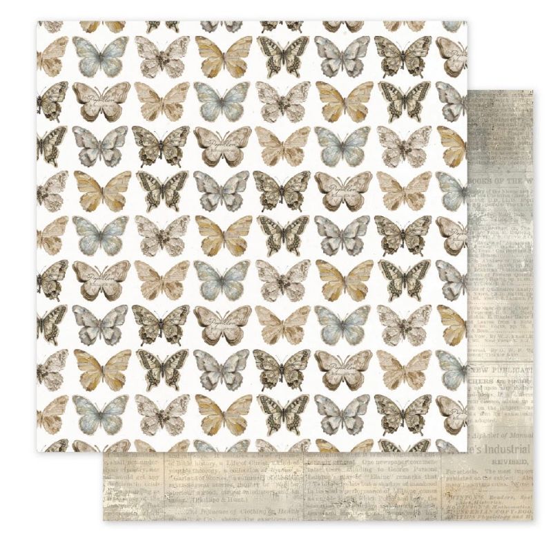 Paper Rose - Ink &amp; Ivory C 12x12 Single Sheet