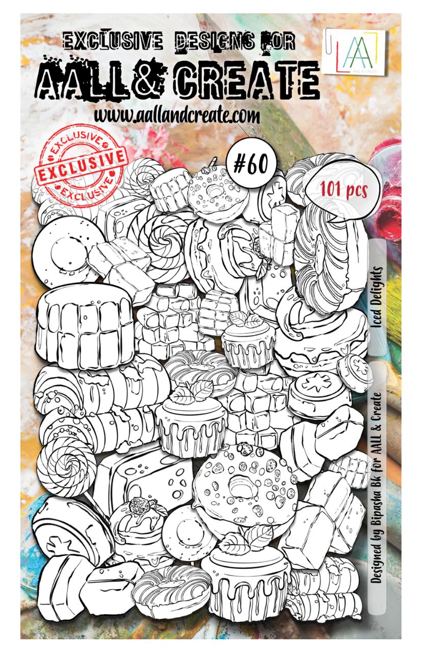 AAL&amp;CREATE - Ephemera Die Cuts, Iced Delights #60