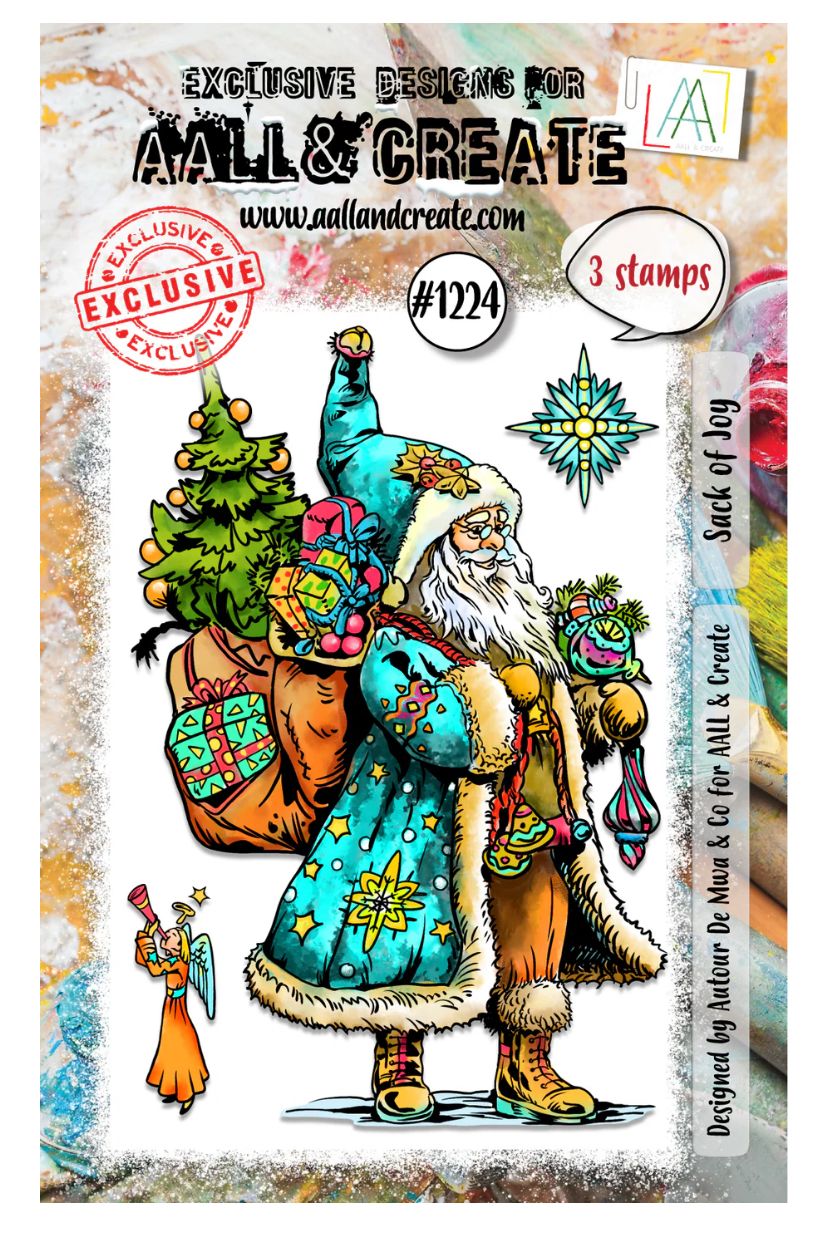 AAL&amp;CREATE - Sack Of Joy A7 Stamp #1224
