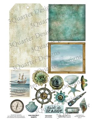 3Quarter Designs - Seaside Mini Project Sheet 3Quarter Designs - Seaside Mini Project Sheet