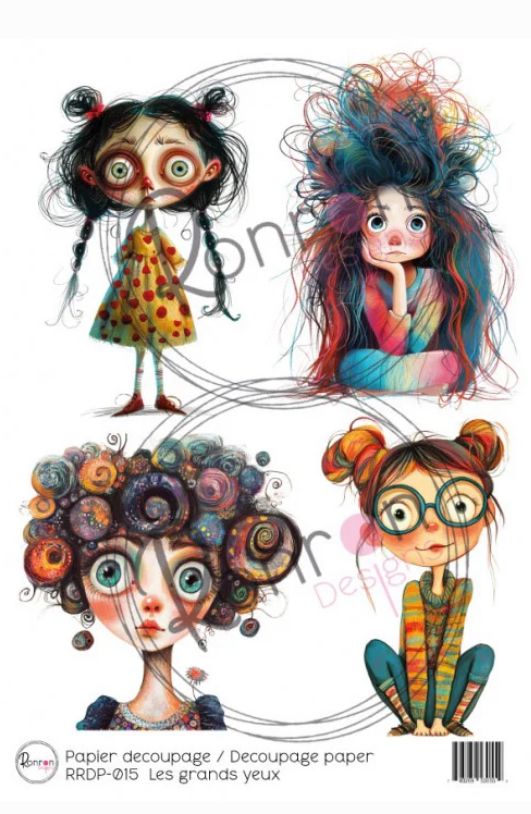 Ron Ron Designs - Rice Paper, Les Grands Yeux