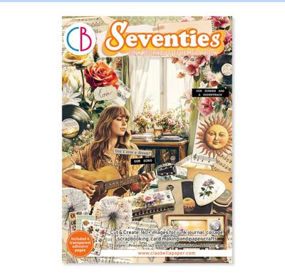 Ciao Bella - Junk Journal &amp; Ephemera Book A4, Seventies 32/pkg