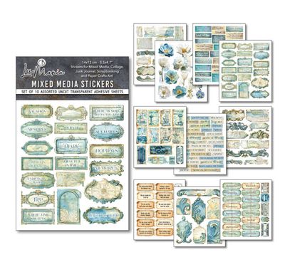 Ciao Bella - Sticker Set, Edge Of The Ocean 10/pkg