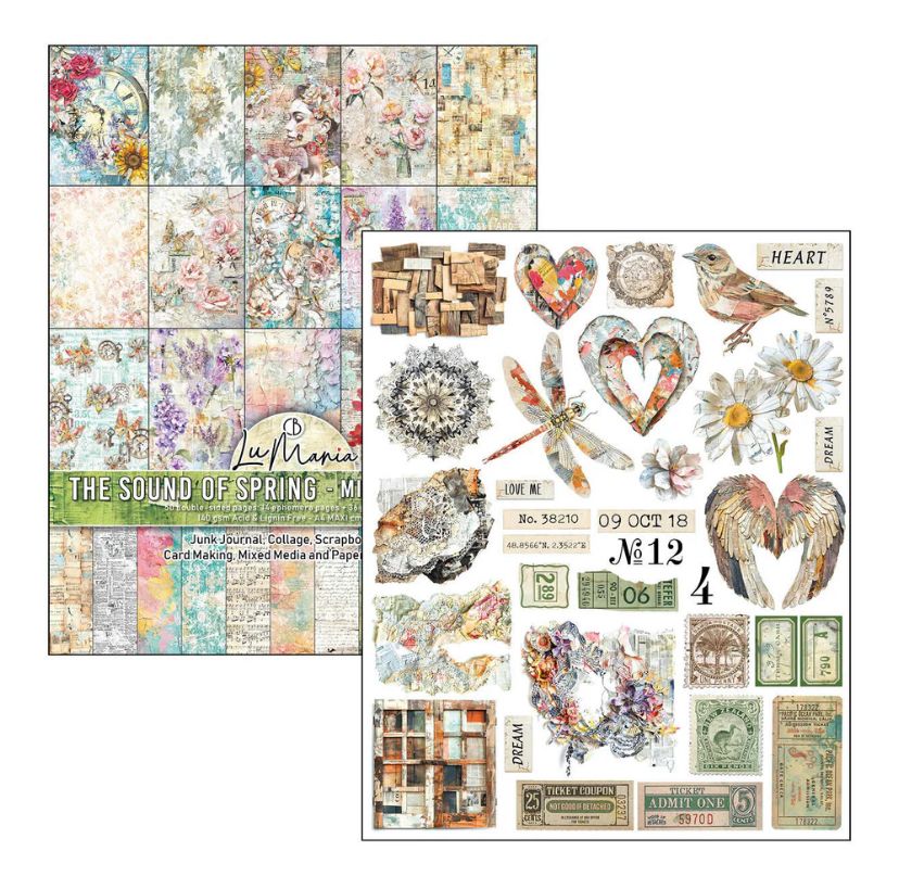 Ciao Bella - A4 Mixed Media Maxi Book, The Sound Of Spring