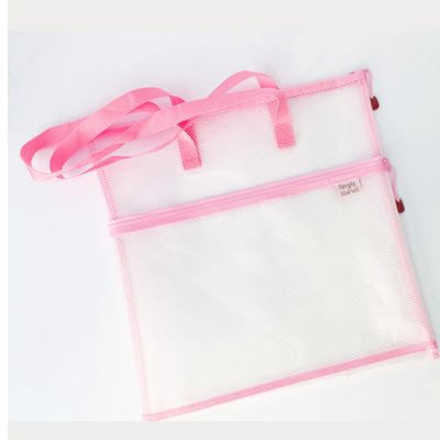Simple Stories - 16x16 Large Mesh Craft Bag With Straps Hot Pink 1pc