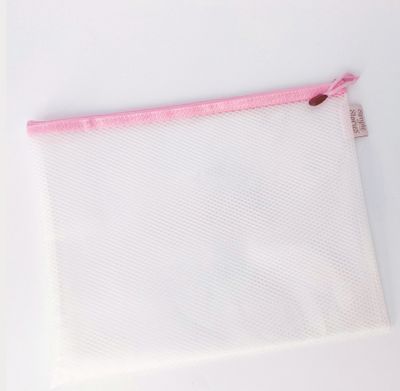 Simple Stories - 13x10 Medium Mesh Storage Pouch Hot Pink 1pc