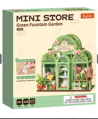 Rolife  DIY Miniature House Kit - Green Fountain Garden