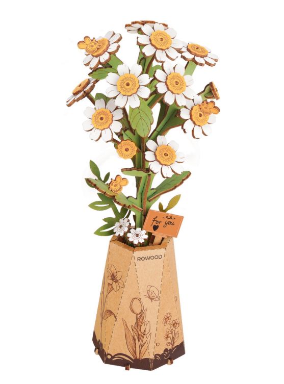 Rowood 3D Wooden Puzzles - Chamomile