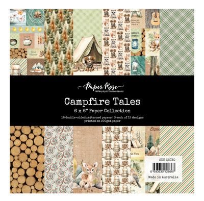 Paper Rose Studio - Campfire Tales 6x6 Paper Collection