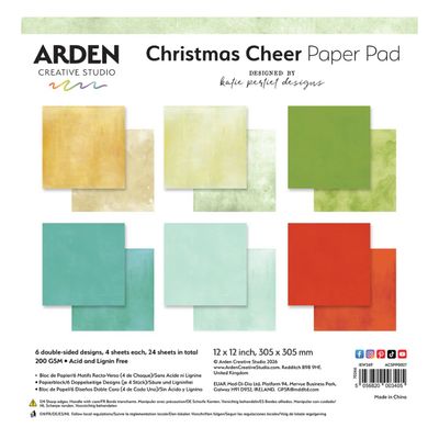 Arden Creative Studio - Christmas Cheer Solids 12x12 Paper Pad
