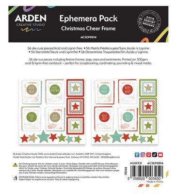 Arden Creative Studio - Christmas Cheer Frame Ephemera Pack