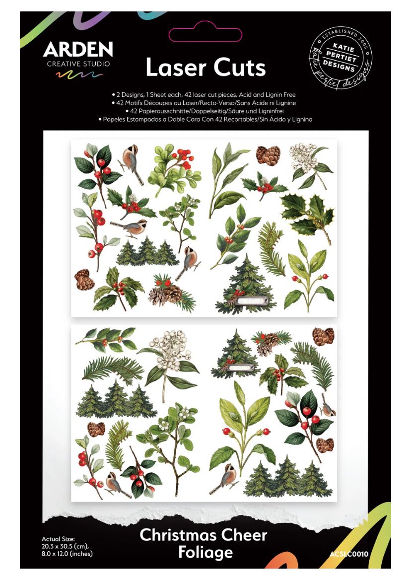 Arden Creative Studio - Christmas Cheer Foliage Lazer Cuts