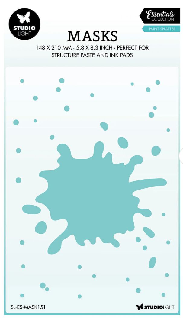 SL Essentials - Paint Splatter Mask 5.8x8.3" 1pc