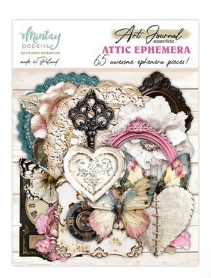 Mintay - Art Journal Ephemera Pack, Attic (65pcs)