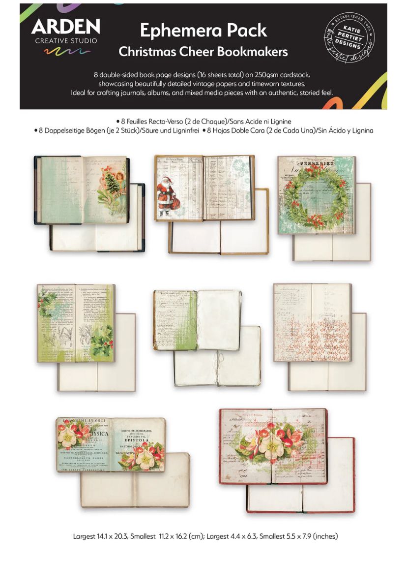 Arden Creative Studio - Christmas Cheer Bookmakers Ephemera Pack
